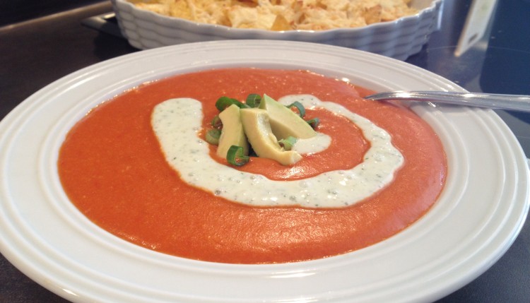 Schnelle Tomatensuppe
