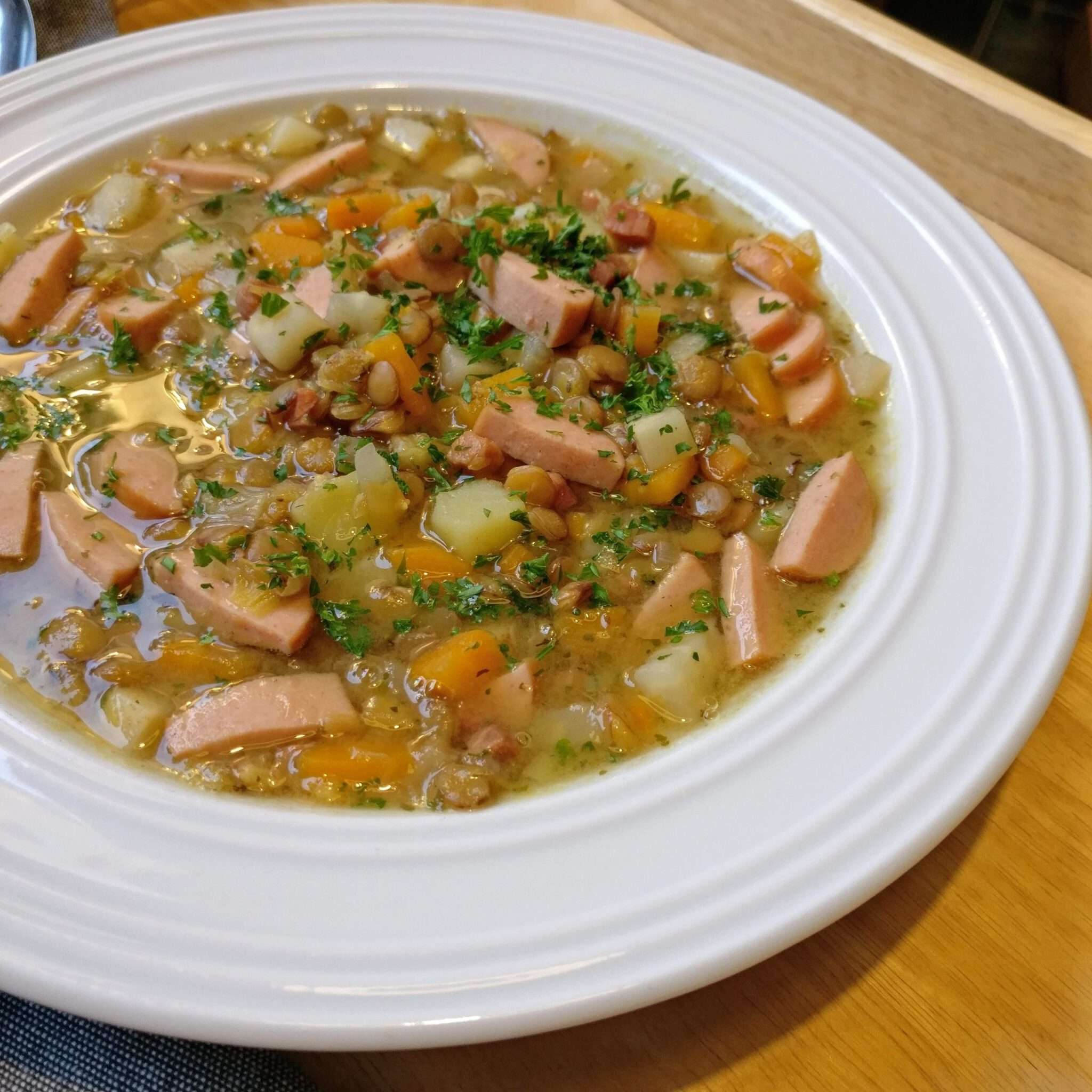 Klassische Linsensuppe – Herdgeflüster