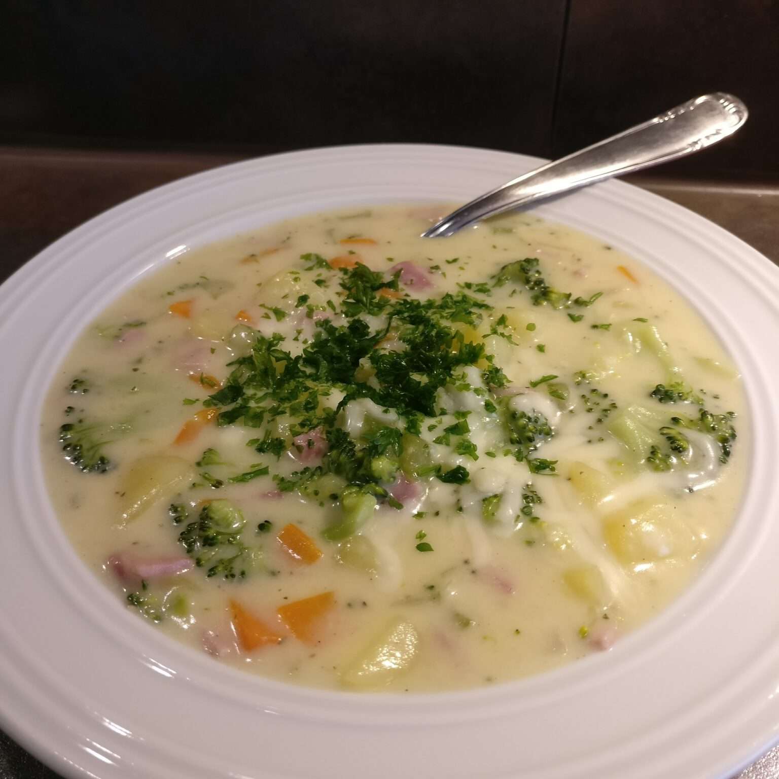 Käsesuppe mit Gemüse – Herdgeflüster