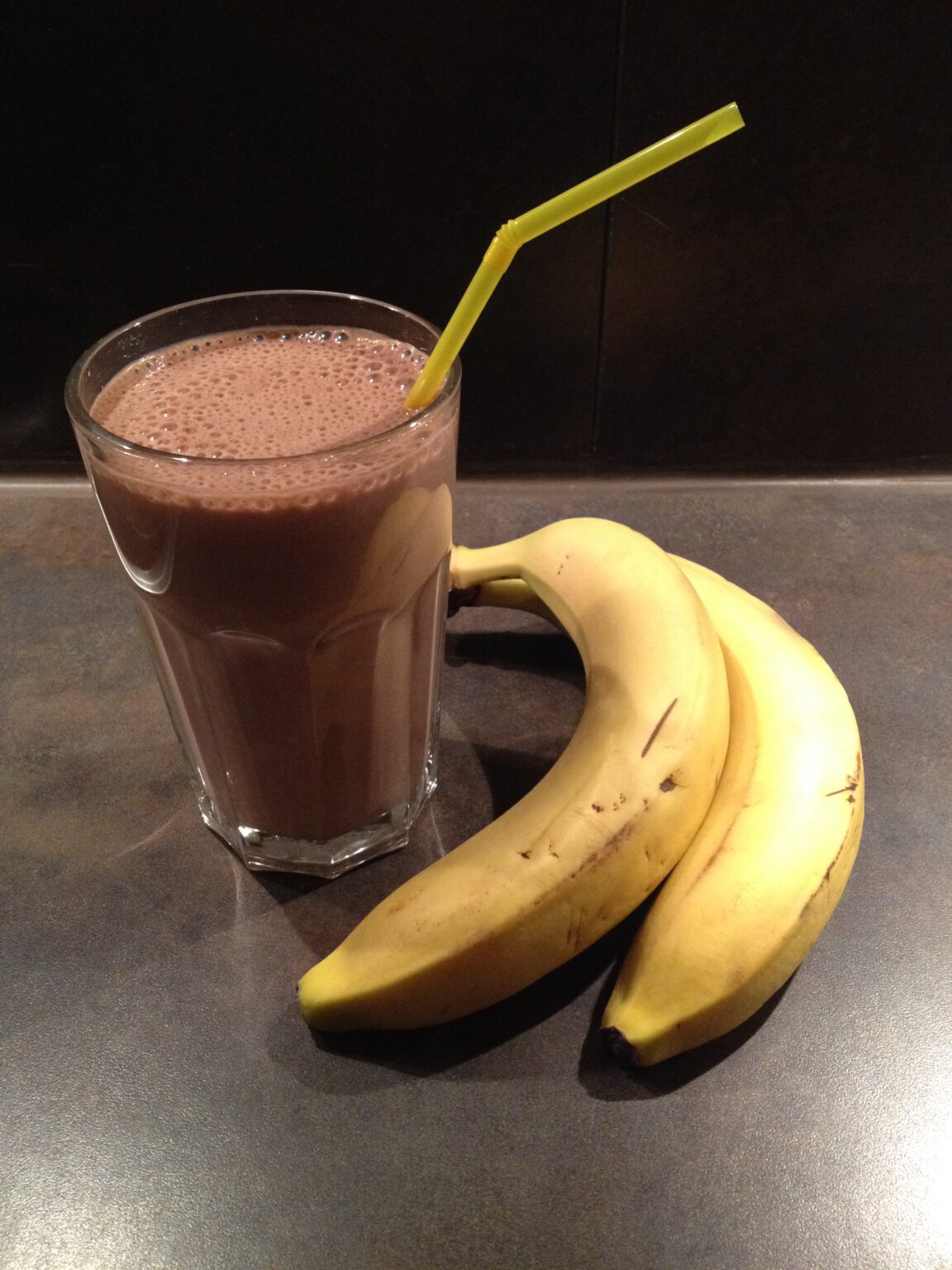 Bananen-Schoko-Milchshake – Herdgeflüster