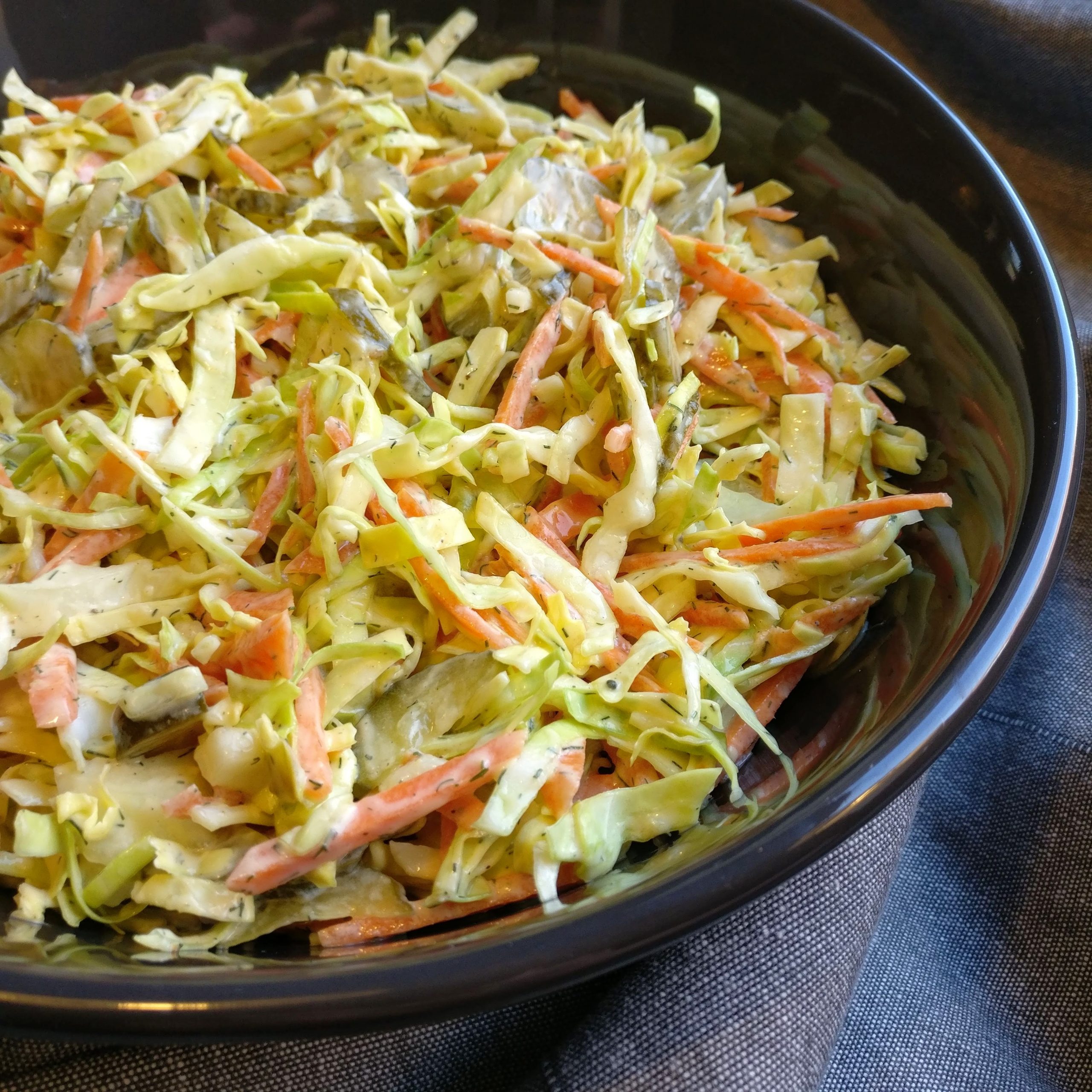 Krautsalat mit Gewürzgurke – Herdgeflüster